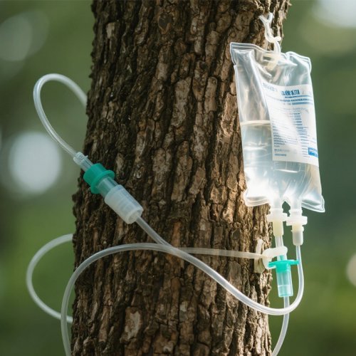 Tree Infusion Set and Infusion Bag