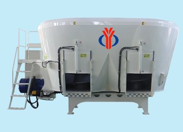 Stationary Twin-auger TMR Mixer