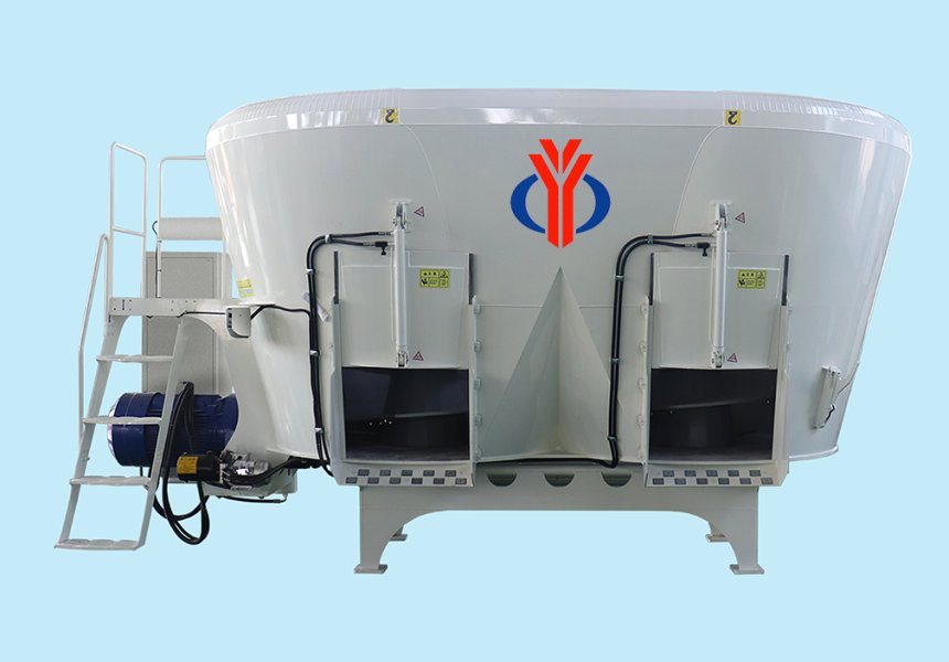 Stationary Twin-auger TMR Mixer