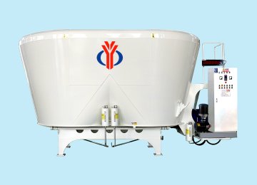 stationary tmr mixer for modern livestock farms