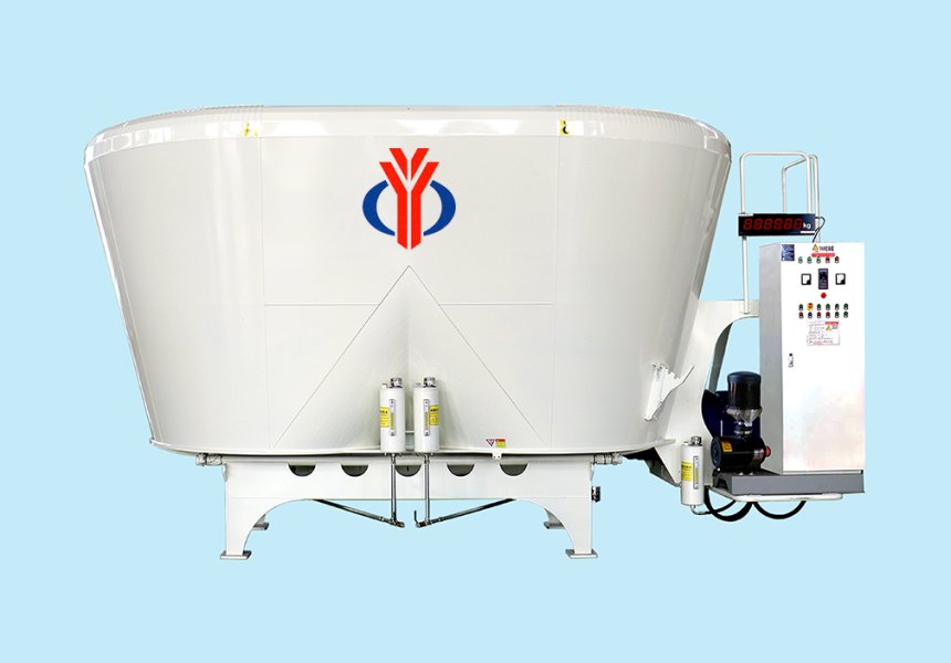 stationary tmr mixer for modern livestock farms
