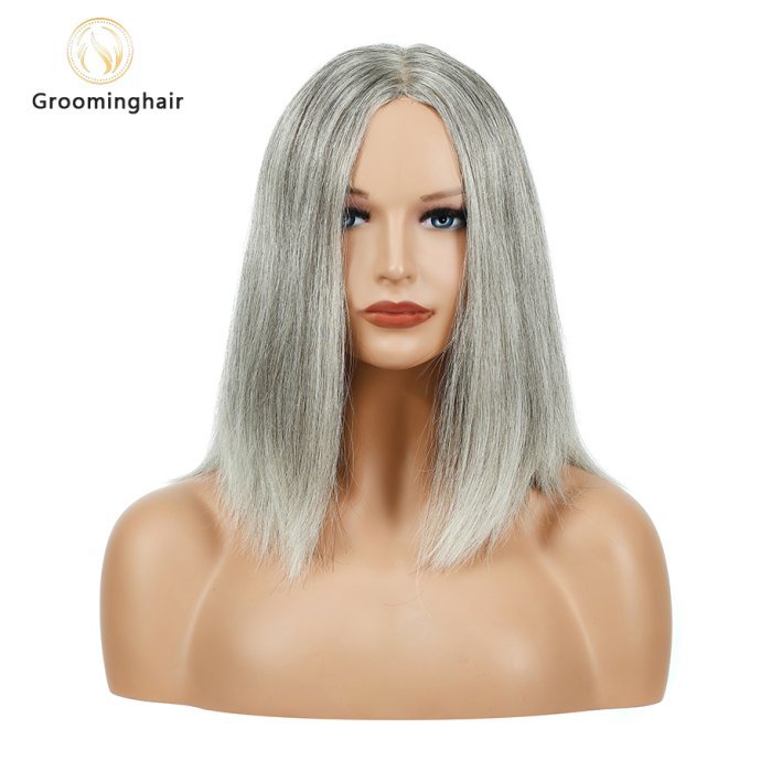 silk wig#grey (3)