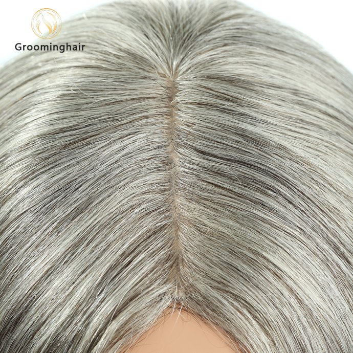 silk wig#grey (5)