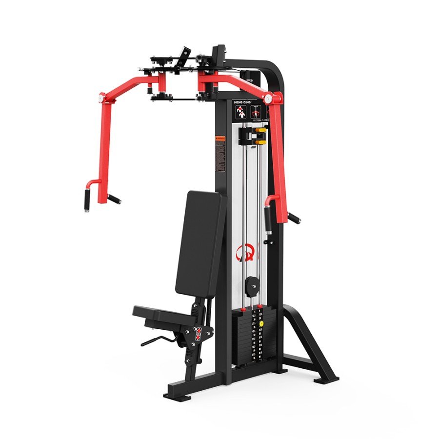New Arrival Gym Equipment for  Commercial Indoor Use Fitness Machine Pin Loaded Rear Delt Machine