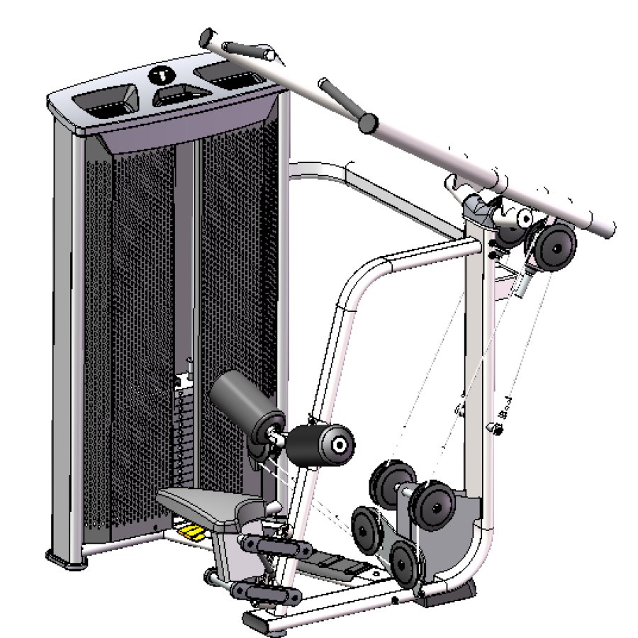 HQ-8608 Lat Pulldown