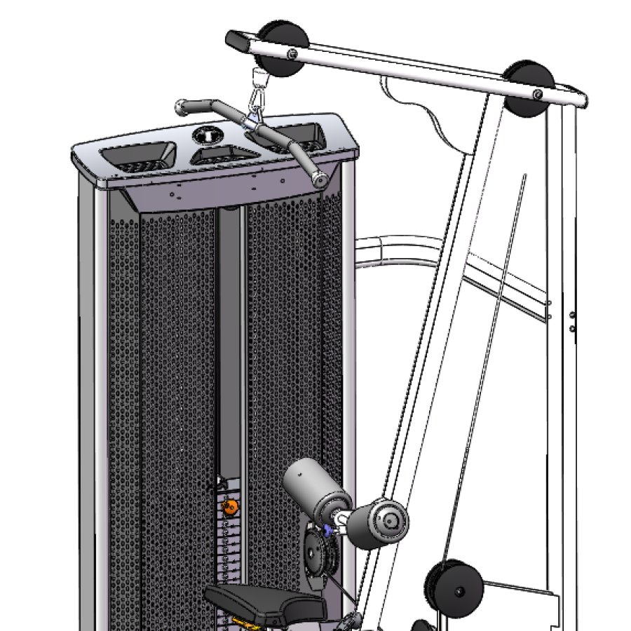 HQ-8636 Lat Pulldown