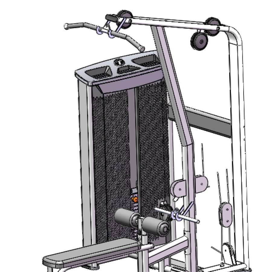 HQ-8647 Lat Pulldown&Low Row 