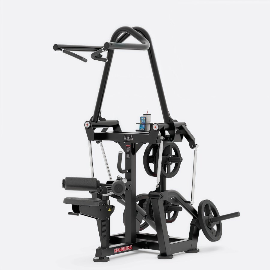 High Row Gym Equipment Lat Pulldown Back Training Strength Machine