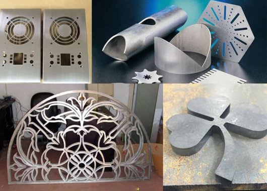 Laser Cutting Machine Mutting Sample Display