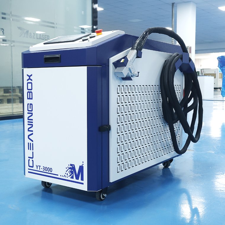 3000W Water-Cooled Continuous-Wave Fiber Laser Cleaning All-in-One Machine