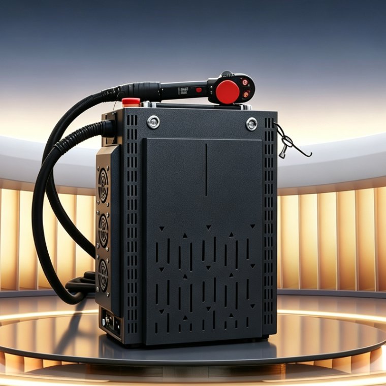 Backpack-type pulsed laser cleaning machine