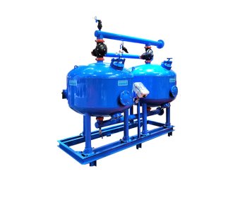 Hydrodynamic high-efficiency pre-backwash filter