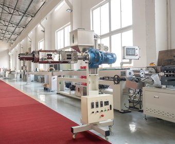 Standard material line extruder