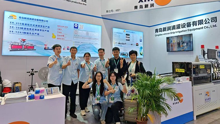 Deepening Drip Irrigation Technology | Qingdao Xinrun Drip Irrigation Shines at CHINAPLAS 2025 Shenzhen