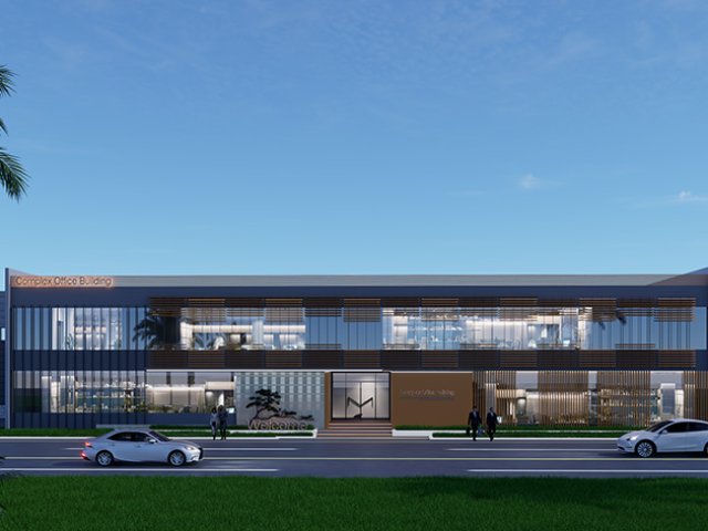 Office building industrial park 