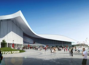 现代都市地标建筑——蓝天会展中心设计案例