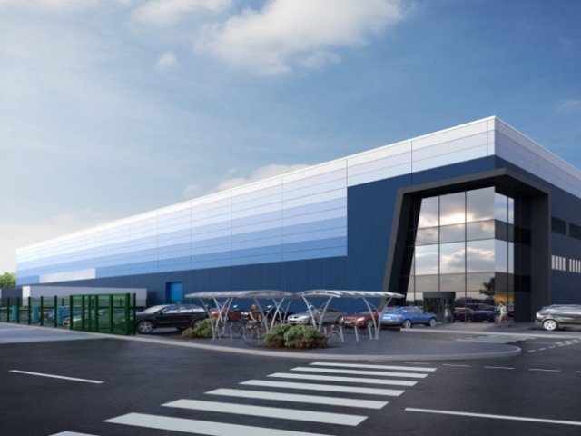 Heavy steel warehouse and workshop