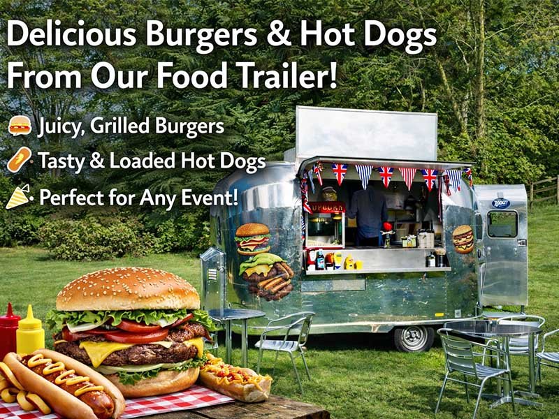 Hamburger & Hot Dog Food Trailer