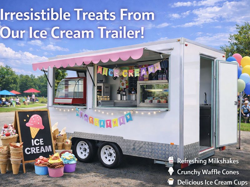 Ice Cream & Dessert Food Trailer