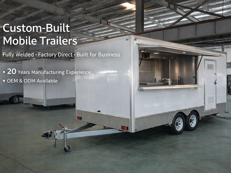 Pizza-Specific Food Trailer