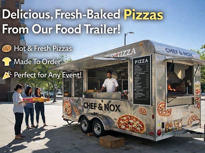 Pizza-Specific Food Trailer