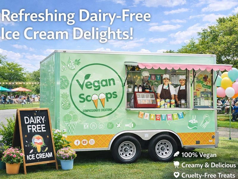 Ice Cream & Dessert Food Trailer