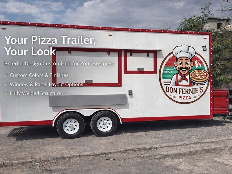 Pizza-Specific Food Trailer