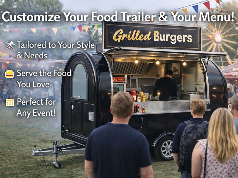 Hamburger & Hot Dog Food Trailer