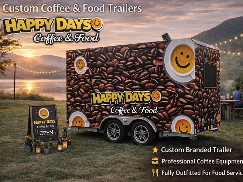 Coffee & Beverage Food Trailer