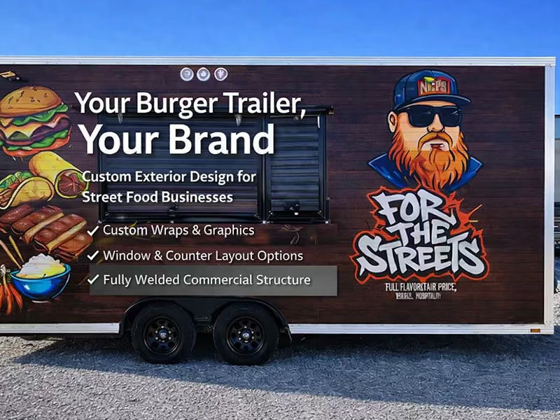 Hamburger & Hot Dog Food Trailer
