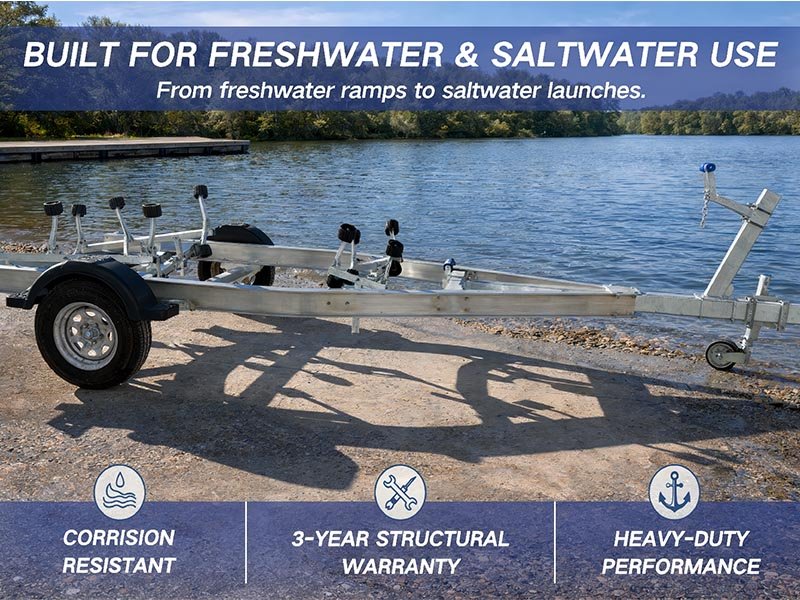 Aluminum boat trailer