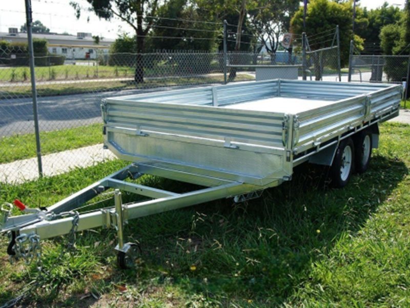 10×7 Heavy Duty Fully Welded Flat Top Tandem Trailer ATM 3500KG