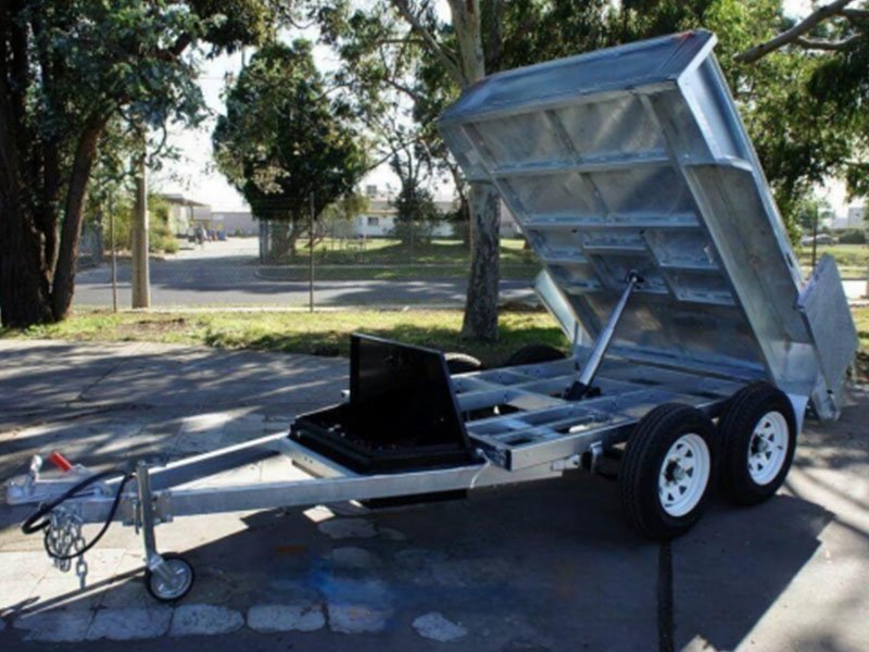 8×5 Galvanised Hydraulic Tandem Tipper Trailer ATM 3500KG