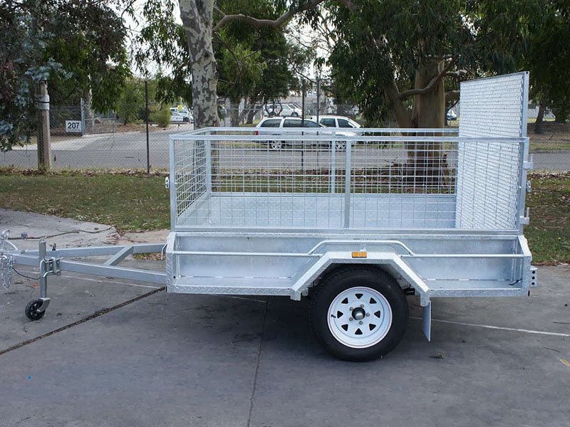 7×5 Fully Welded Single Axle Tipper With Ramp ATM 750KG 