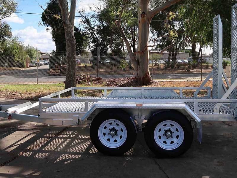 10×5 Heavy Duty Fully Welded Tandem Plant Trailer With Drop Down Ramp ATM 3500KG