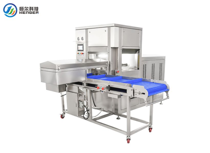 Máquina de prensado de carne automática con conformado hidráulico 3D de 10 MPa, acero inoxidable SUS304 HE-3D, Henger Global