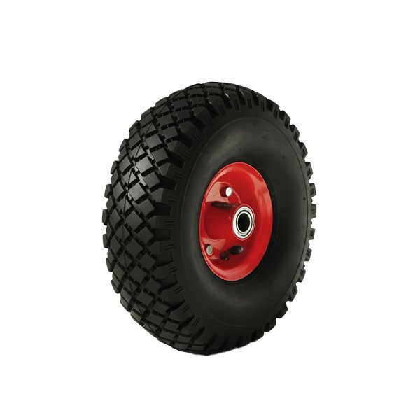 Block Pattern PR1805-6 10''×3.00-4 Red wheel