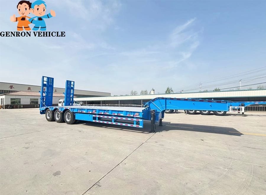 Heavy duty low bed trailer
