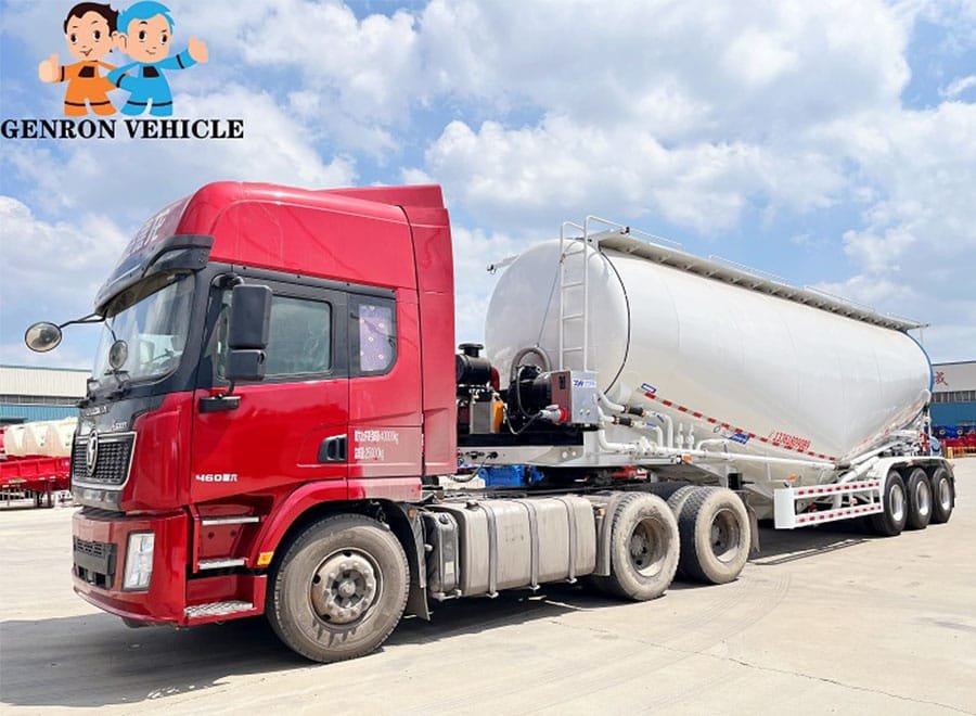 3 axle cement tanker