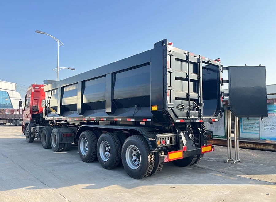 U type dump trailer