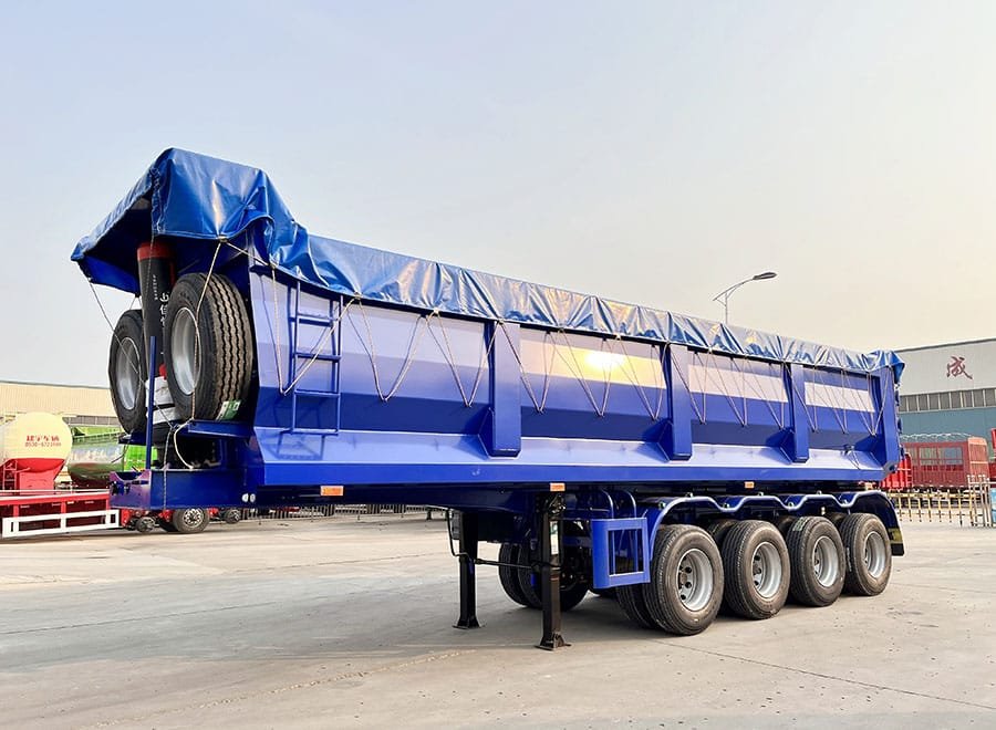 Fleet efficiency tipper trailer