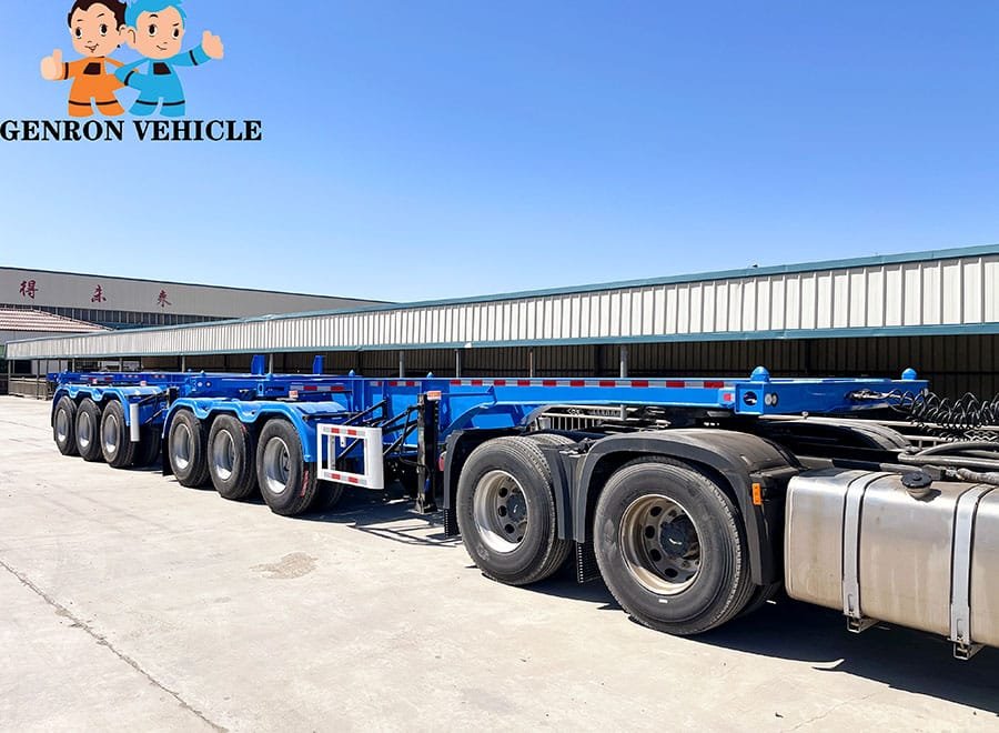 Heavy duty Super Link skeleton trailer