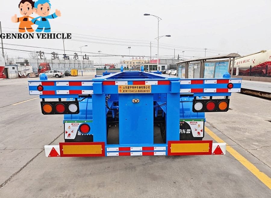 Heavy duty container chassis trailer
