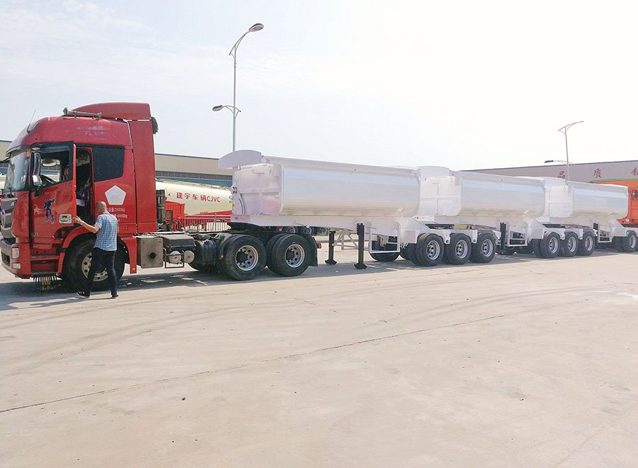 b double mining tipper trailer
