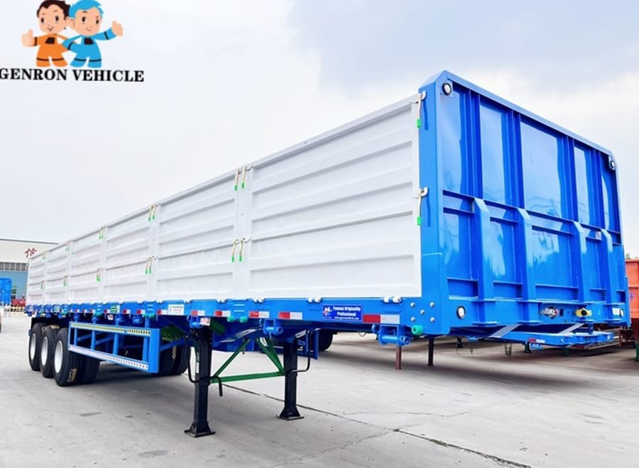 Heavy duty mining trailer