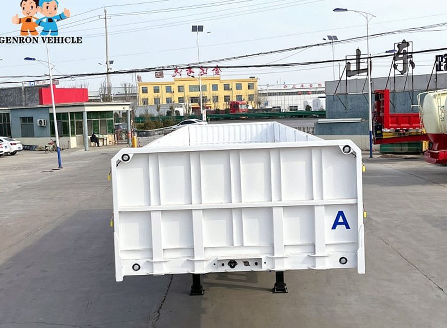 heavy duty bulk cargo semi trailer