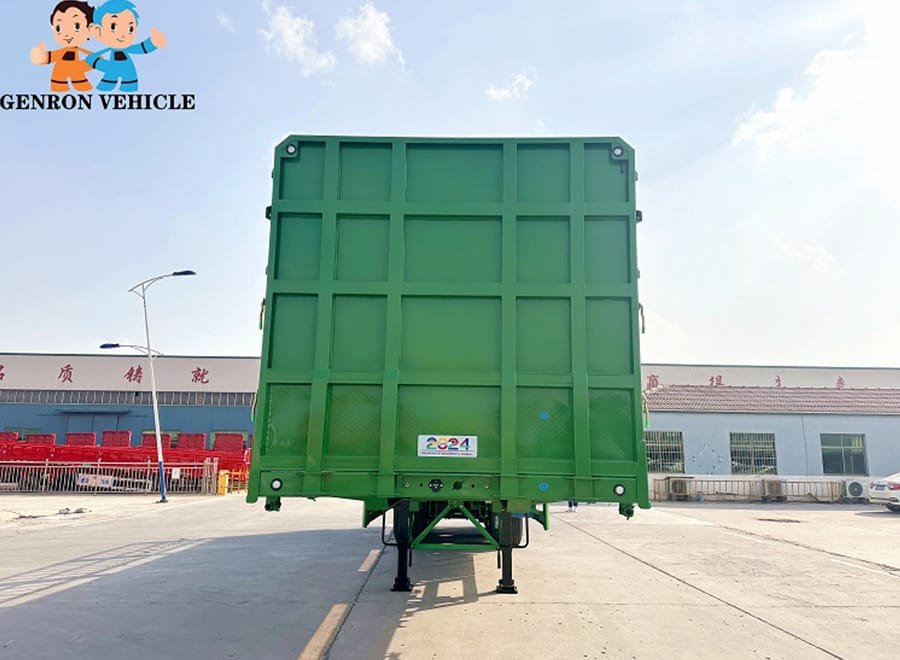 60 ton high fence cargo trailer