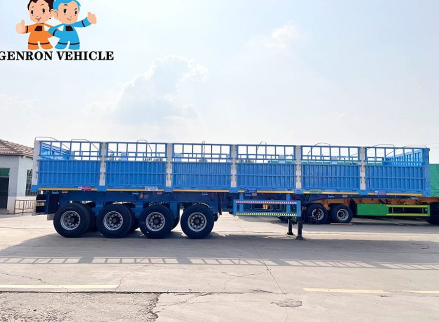 agricultural bulk cargo fence trailer