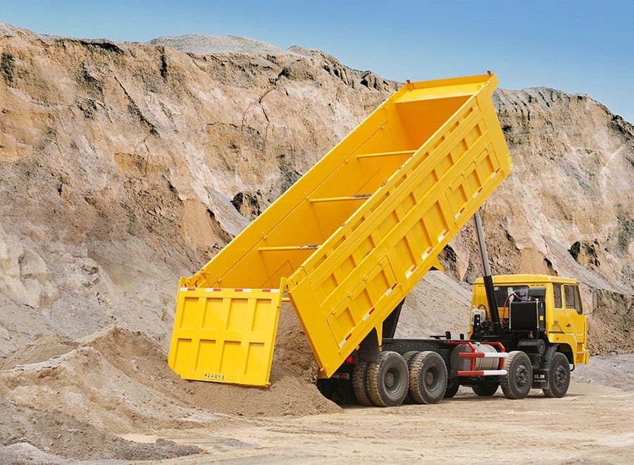 Construction dump truck for Africa