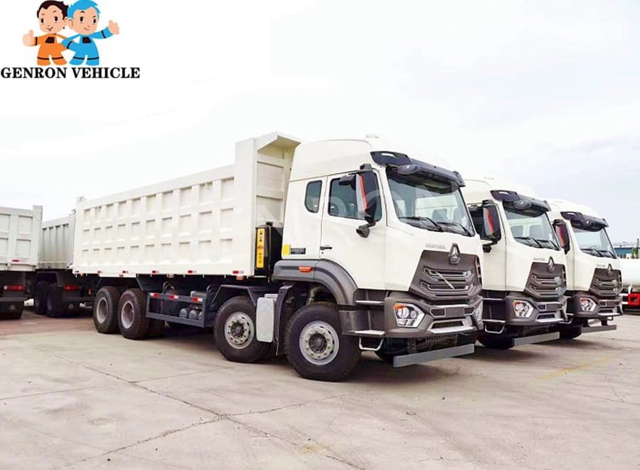 12 wheeler heavy duty tipper truck
